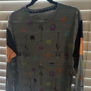 Patterned Gray Sweater